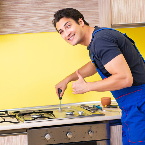 what are your typical service costs for stove repair in Quinton OK